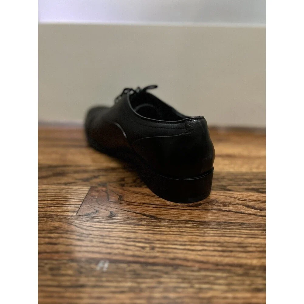 Johnston Murphy Mens Black Leather Dress Shoes Size 11.5 Used Couple Of Times